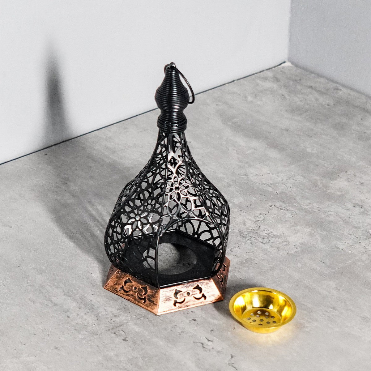 Ramadan Decoration Openwork Iron Candle Holder (MR072)