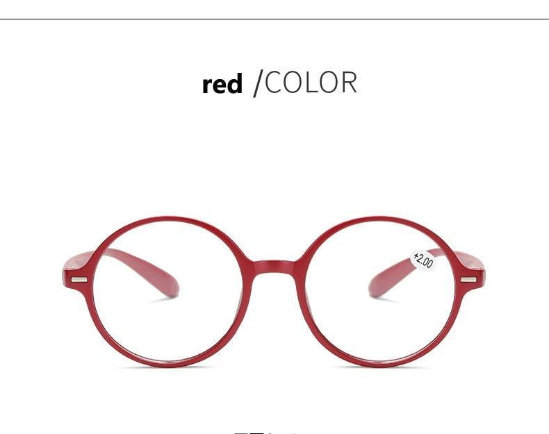 Read Eyeglass Men Women Round Vintage Reading Glasses Blue Light Blocking Glasses Men Women Retro Thick Round Rim Frame Eyeglasses Light Weight With Spring Hinge Easy To Carry +1 +1.5 +2 +2.5 +3 +3.5
