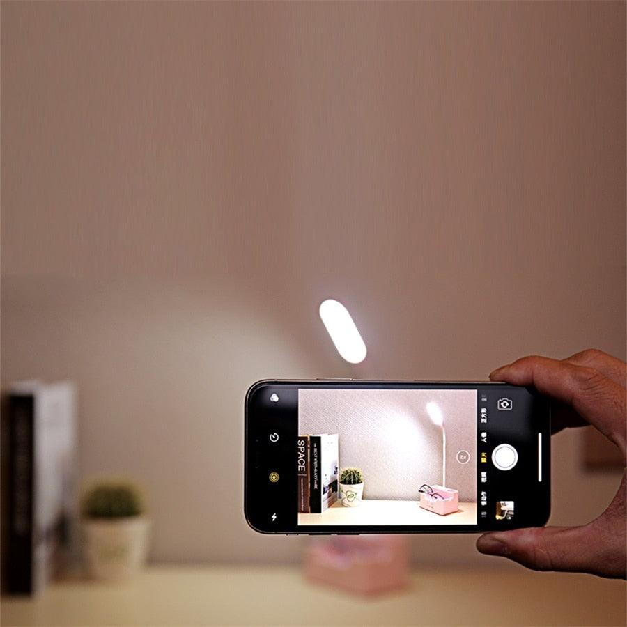 Rechargeable Led Table Lamp With Fan Touch Dimmable Desk Lamp Eye protection Reading Light For Kid With Phone Hoder Pen Holder Decorative Table Lamp Cute Study Lamps for Bedroom Décor