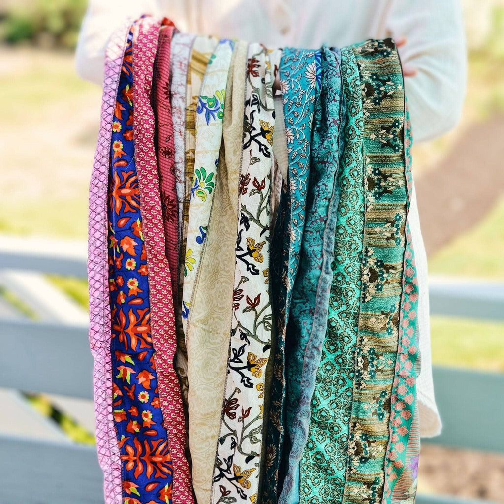 The Original Medley Scarf. ♻️ Made from Sari Magic