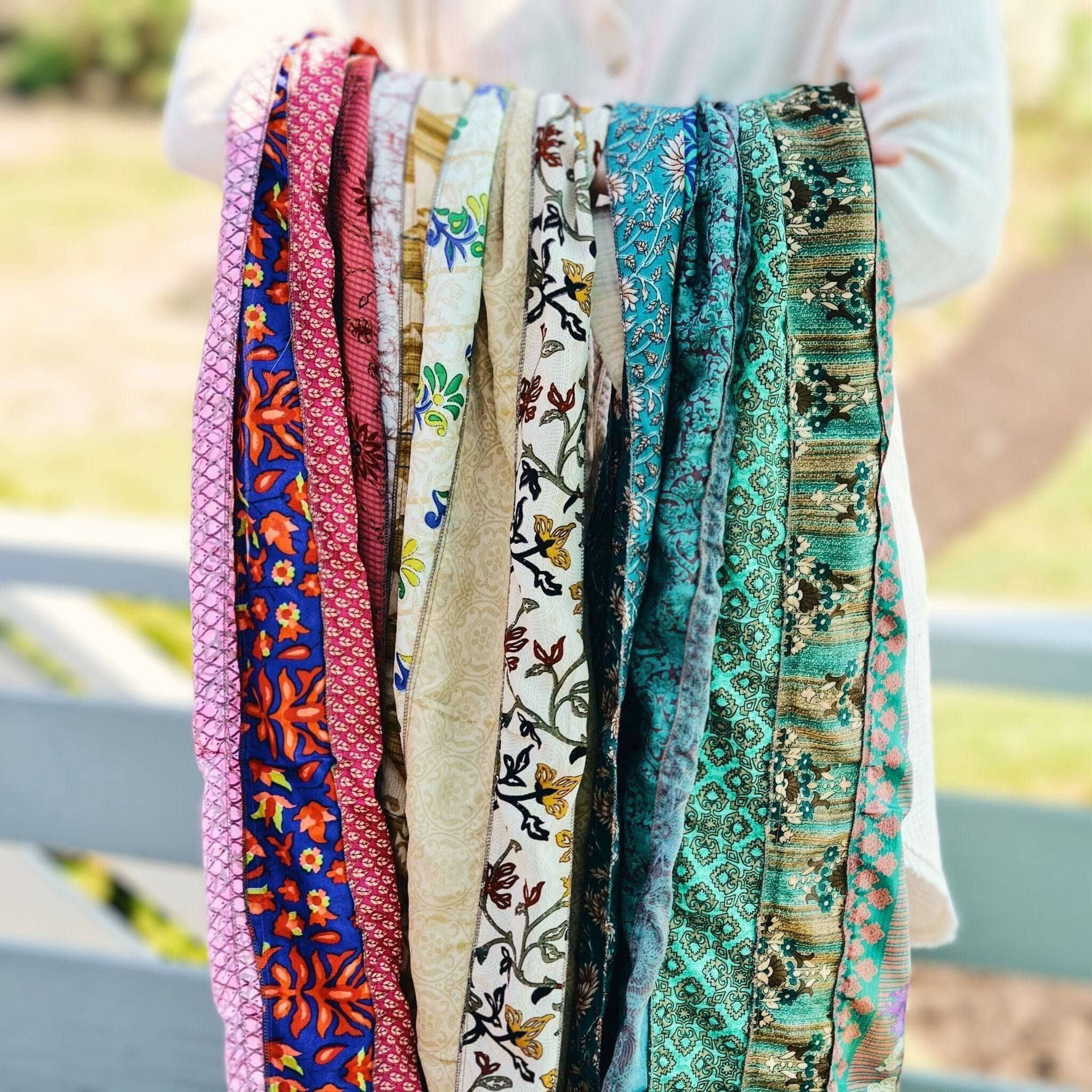 The Original Medley Scarf. ♻️ Made from Sari Magic
