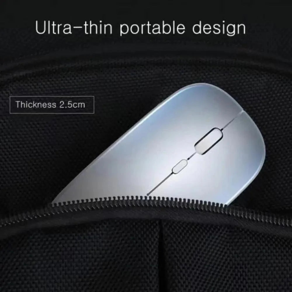 Retro Wireless Mouse RGB Rechargeable Mouse Wireless Computer Mute Mouse Portable Mobile Optical Office Mouse with USB LED Backlit Gaming Office Mouse Laptop