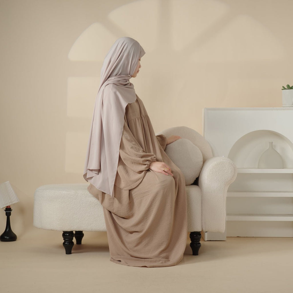 Reversible Abaya Made With Crepe Fabric (MA035)