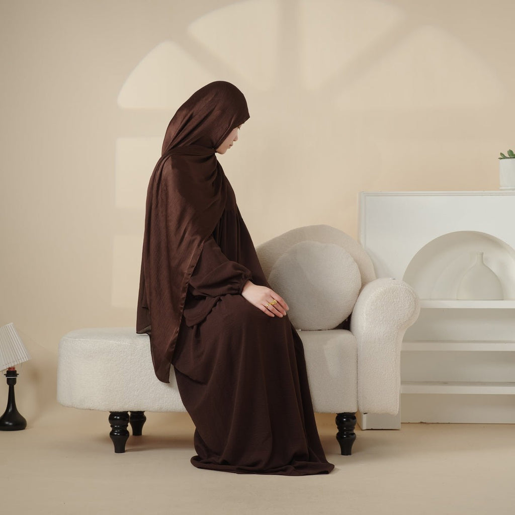 Reversible Abaya Made With Crepe Fabric (MA035)