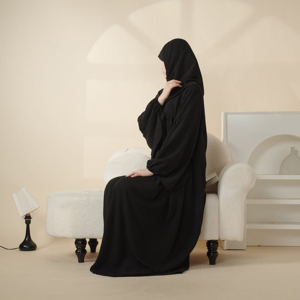 Reversible Abaya Made With Crepe Fabric (MA035)