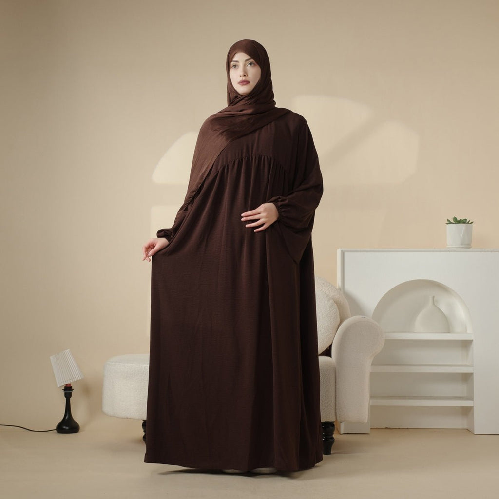 Reversible Abaya Made With Crepe Fabric (MA035)