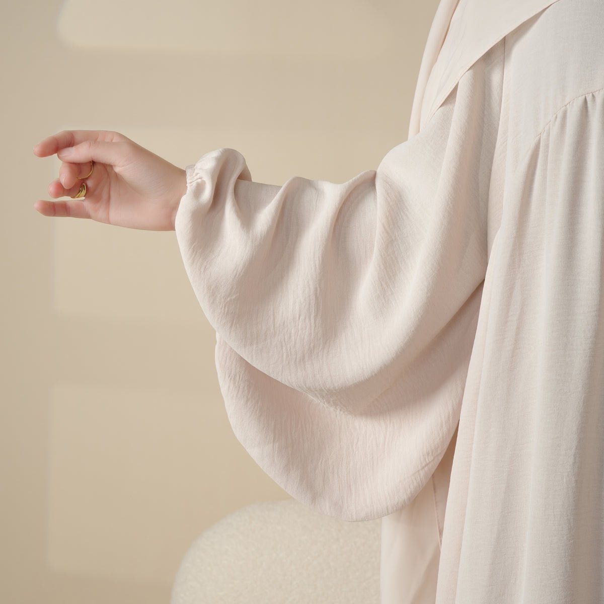 Reversible Abaya Made With Crepe Fabric (MA035)