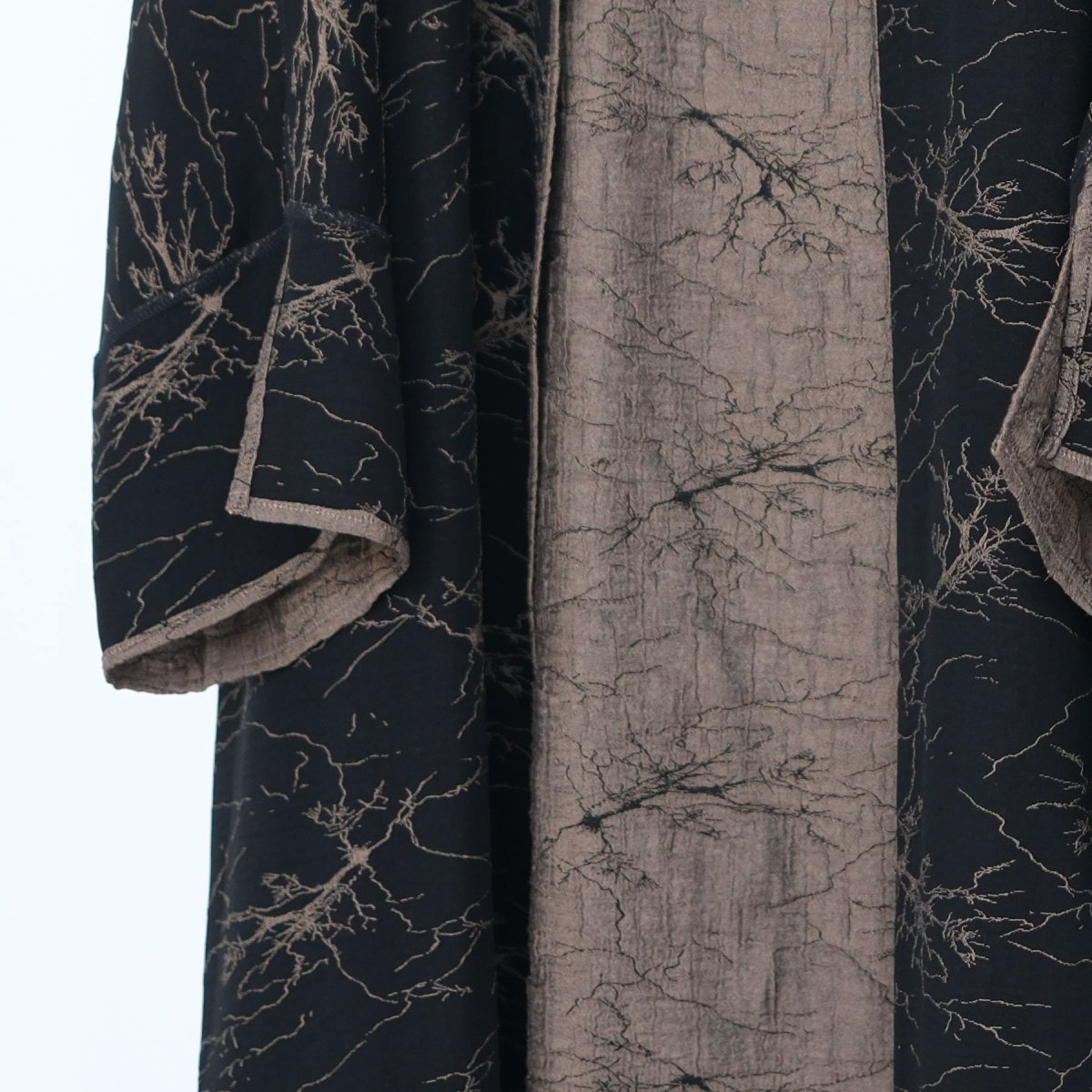 Reversible Jacquard Cardigan & Dress Set(MOA282)