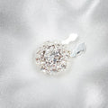 Rhinestone Button Covers | Crystal Flower Decorative Clips(MAC359)
