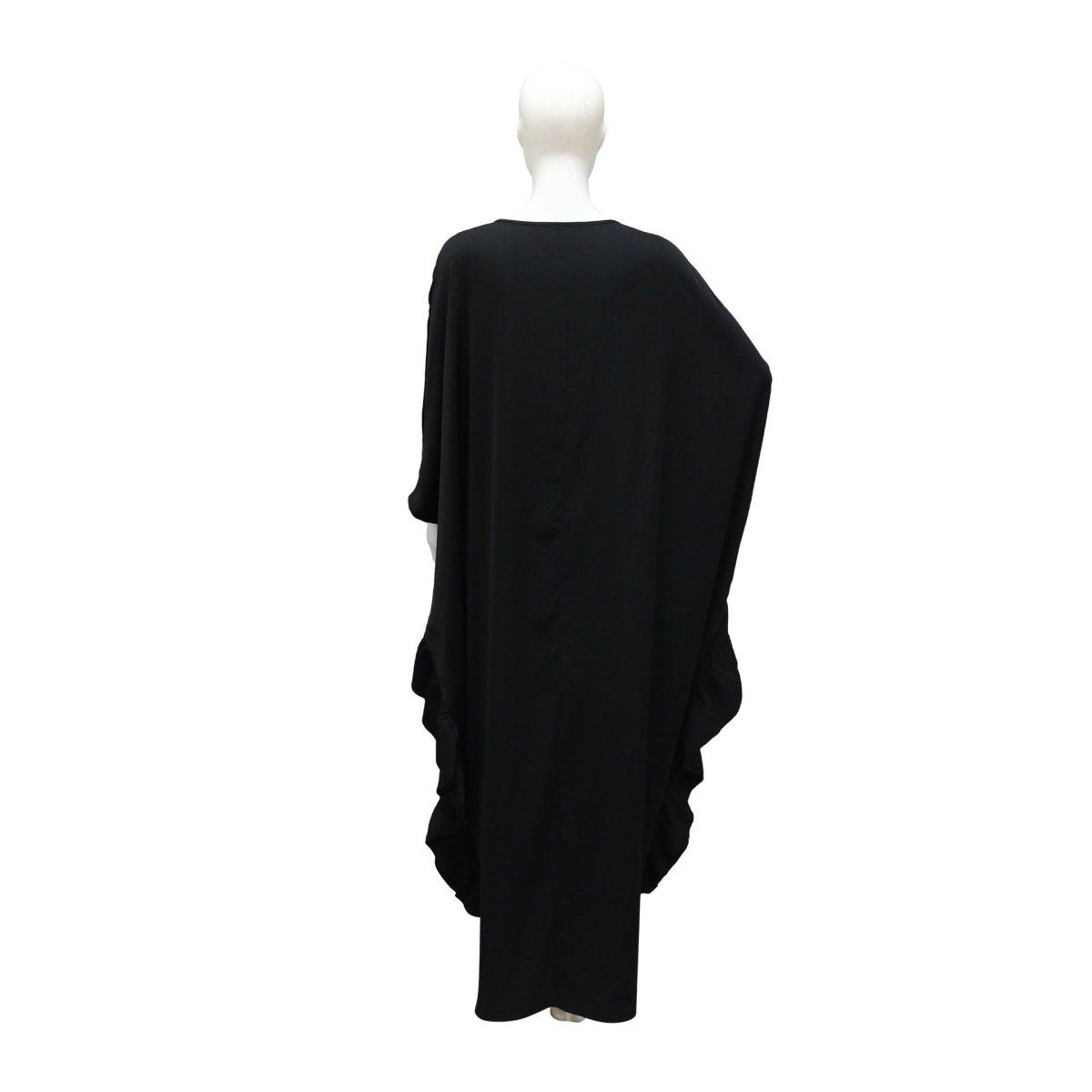 Rhinestone Embellished Butterfly Sleeve Abaya | Art Deco Kaftan Gown (MA374)
