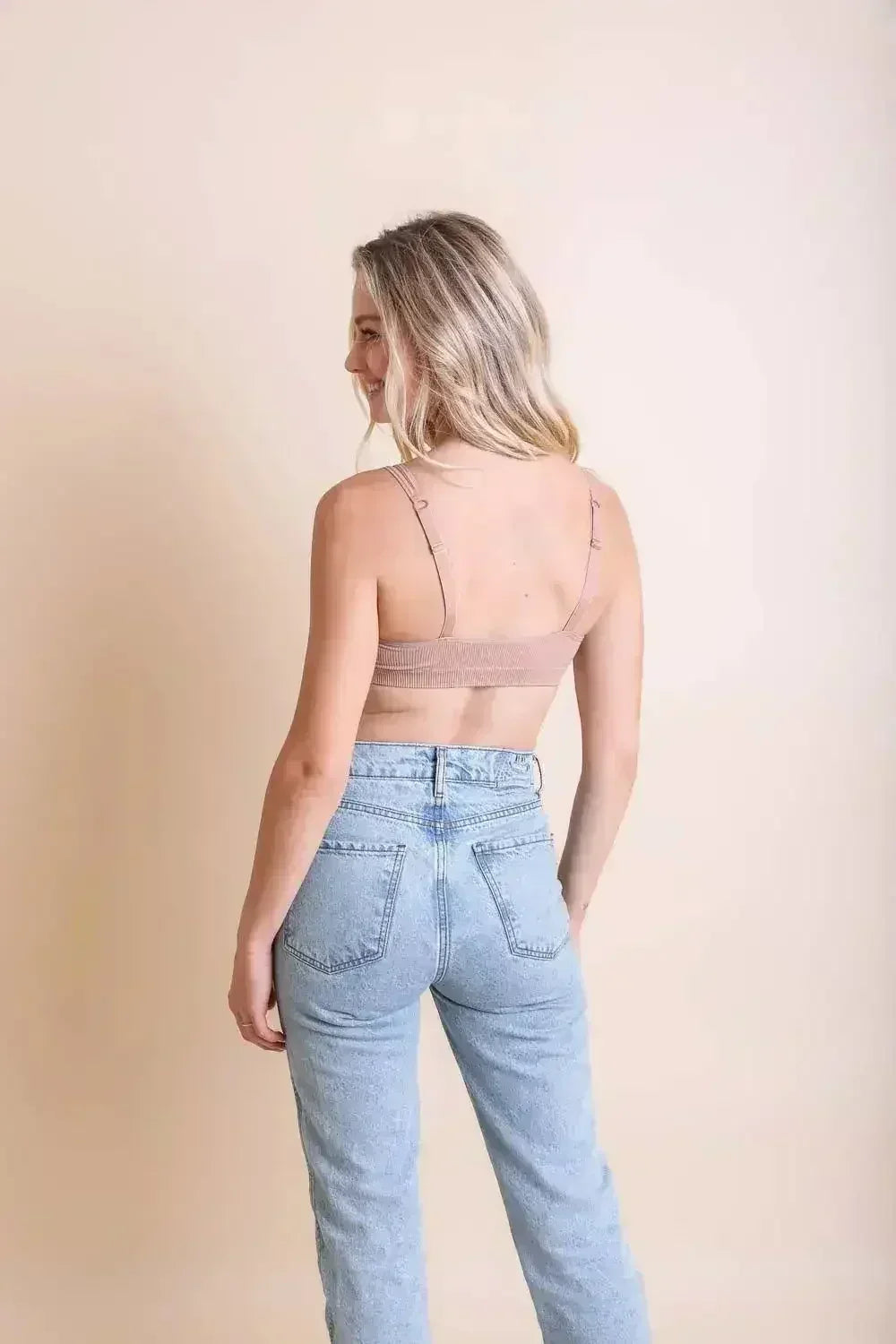Ribbed Keyhole Bralette