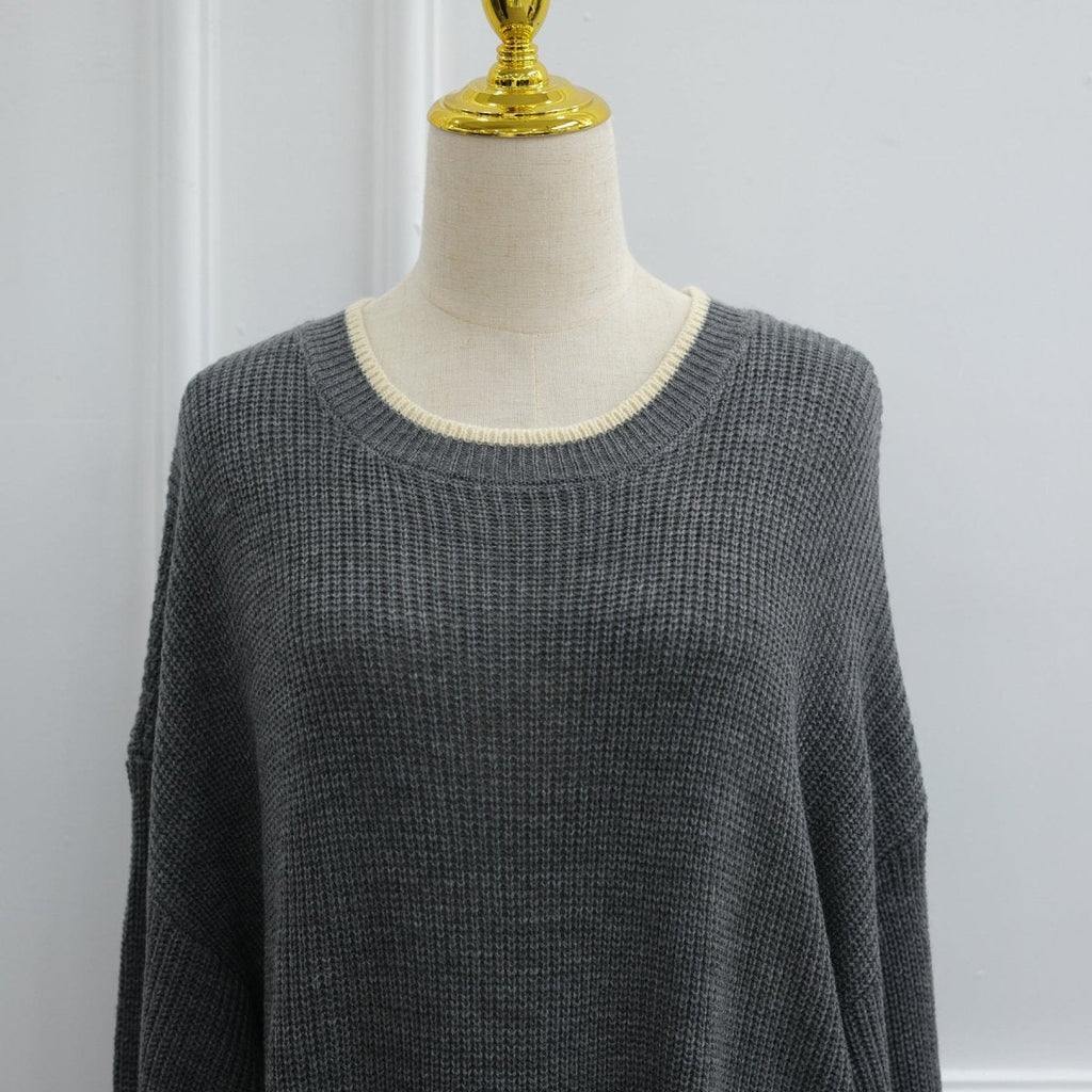 Ribbed Knit Dress with Ruffle Cuffs (MA388)