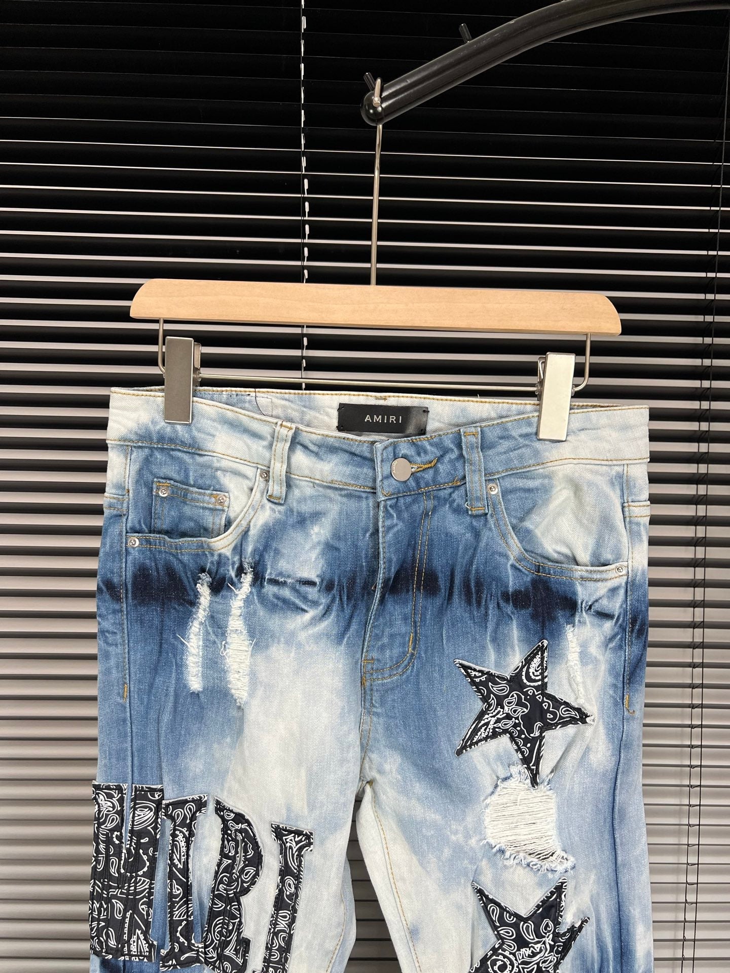 Amiri Distressed Slim Fit Jeans