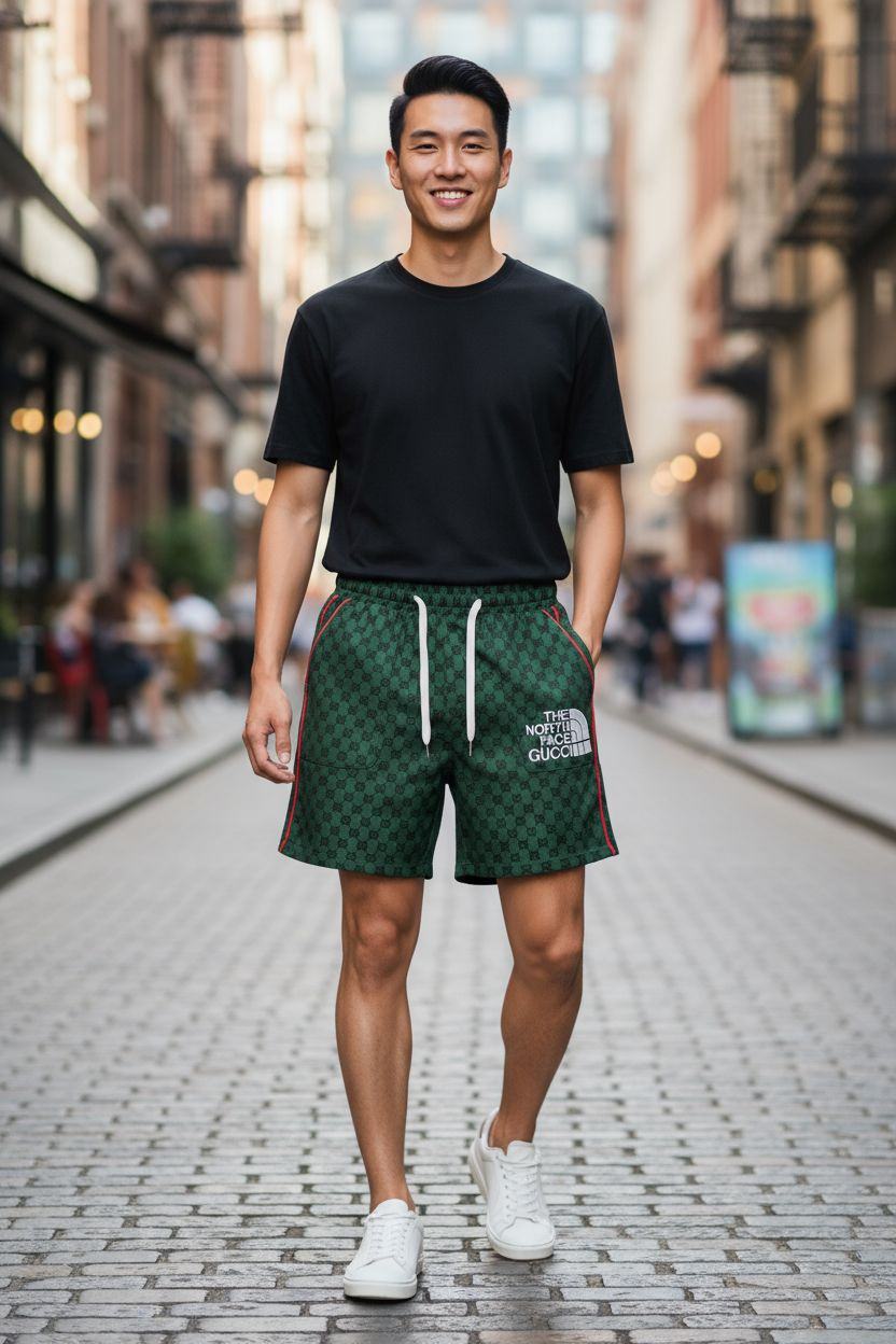 Gucci North Face Shorts