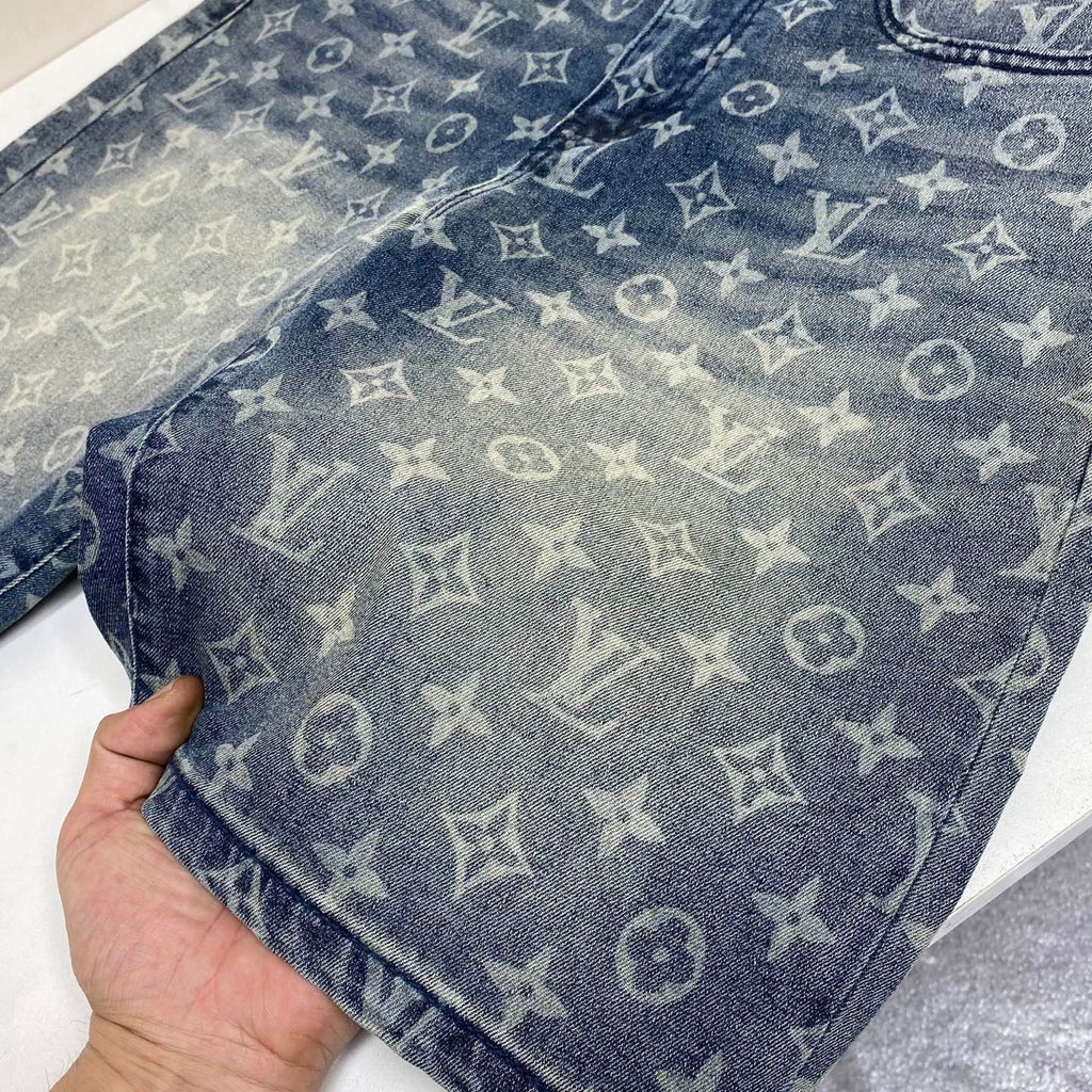 LV Washed denim Shorts