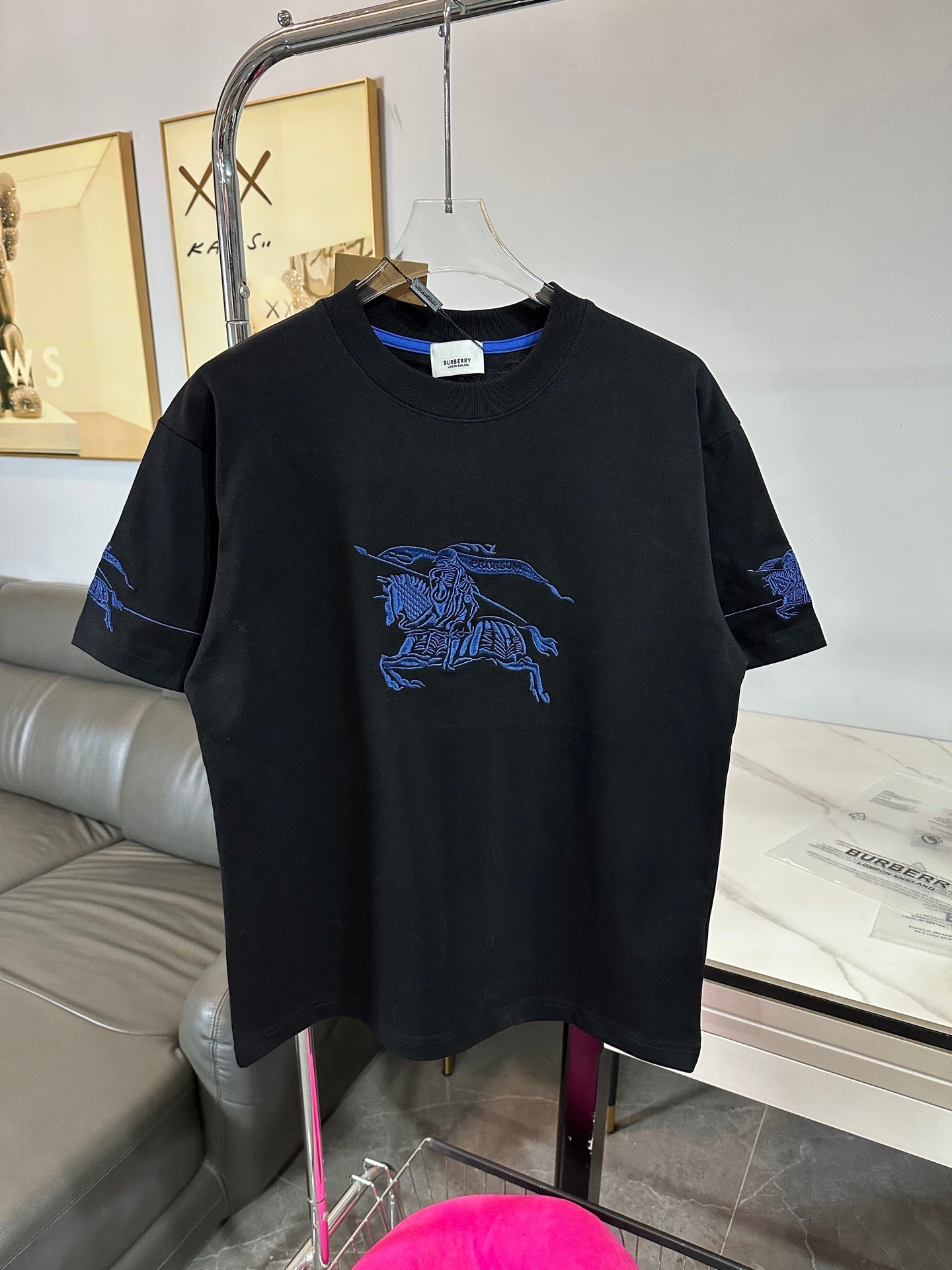 Burberry Patchwork Embroidered T-Shirt