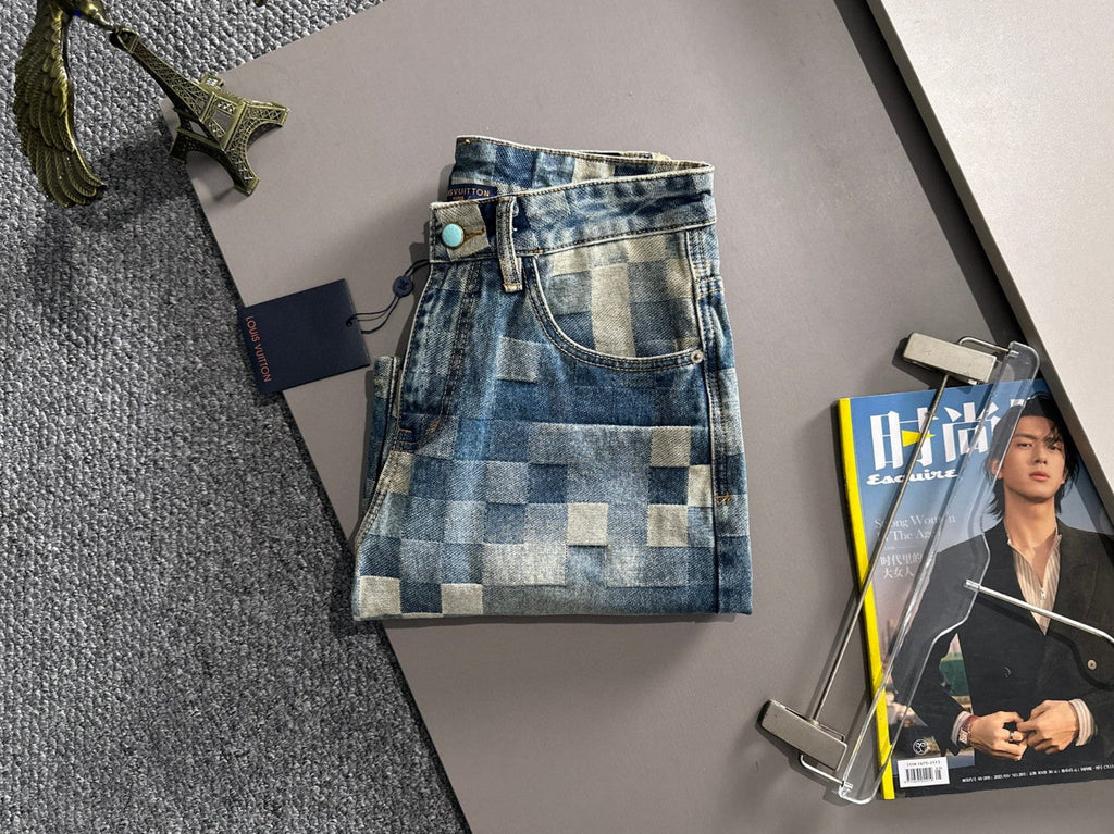 LV Denim Shorts