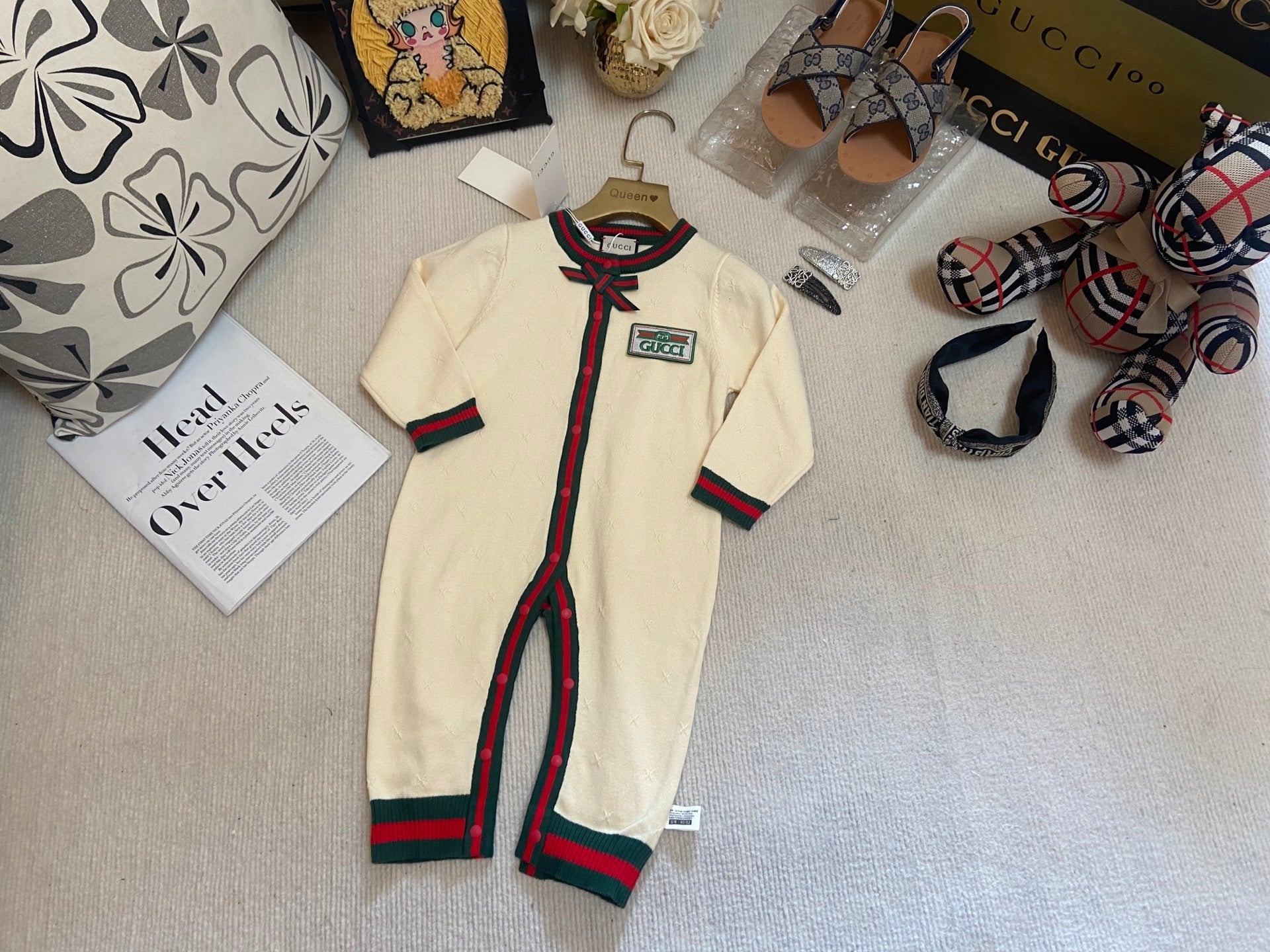 Kids Gucci knitted Romper