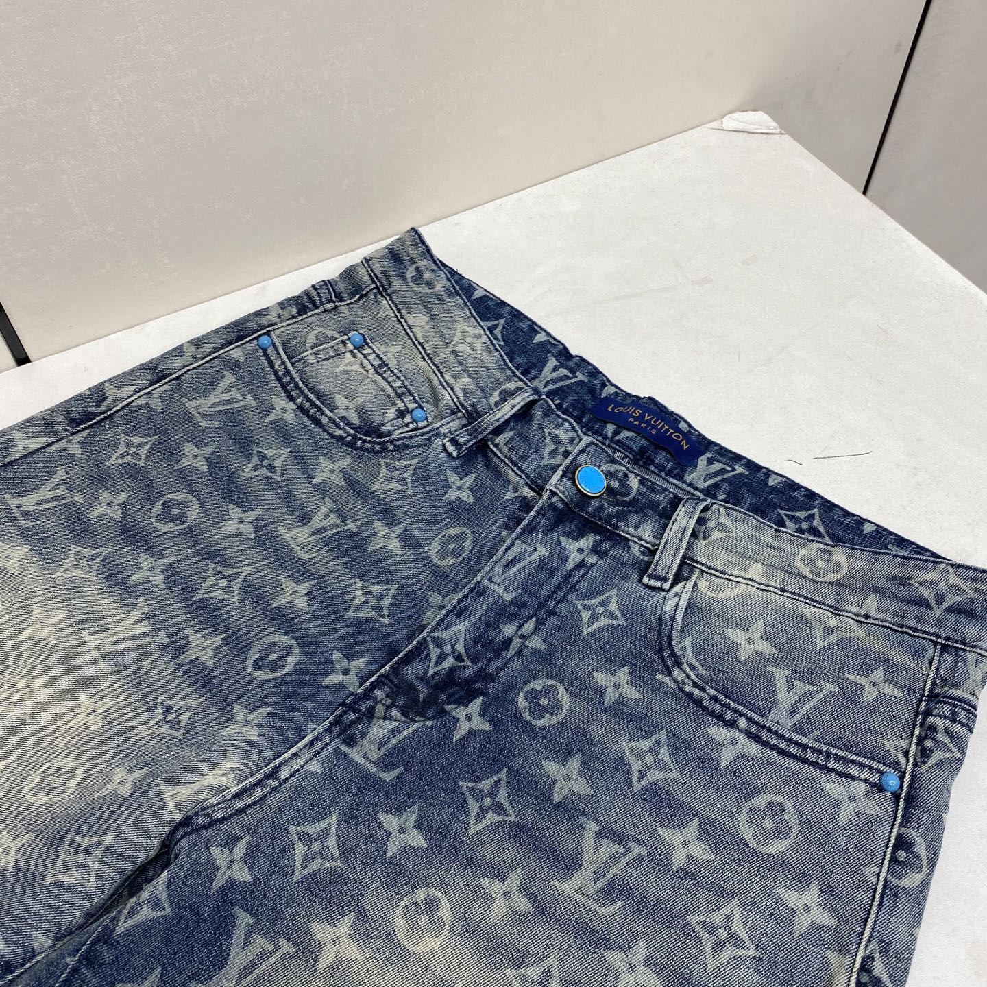 LV Washed denim Shorts