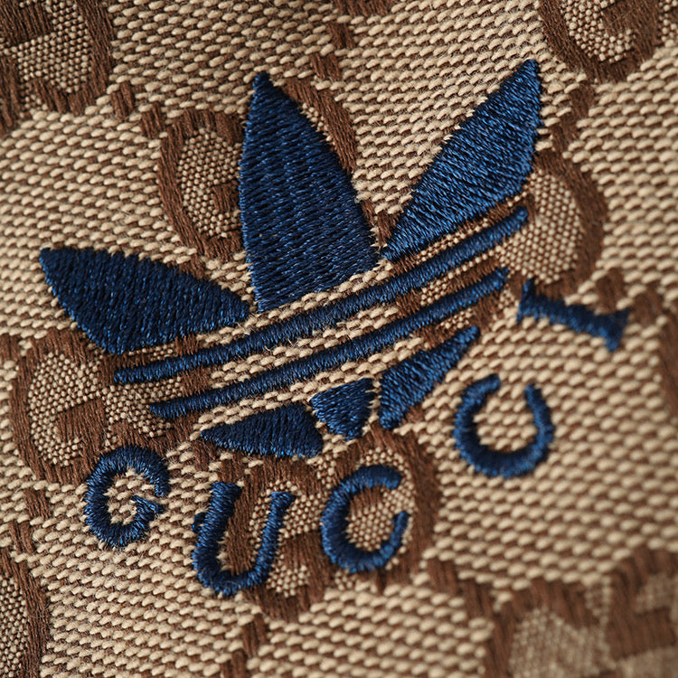GUCCI ✘ AD Adidas callab GG Jacquard Casual Pants