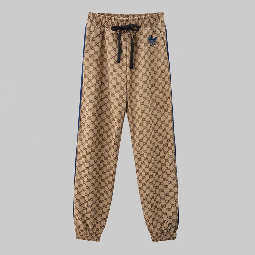 GUCCI ✘ AD Adidas callab GG Jacquard Casual Pants