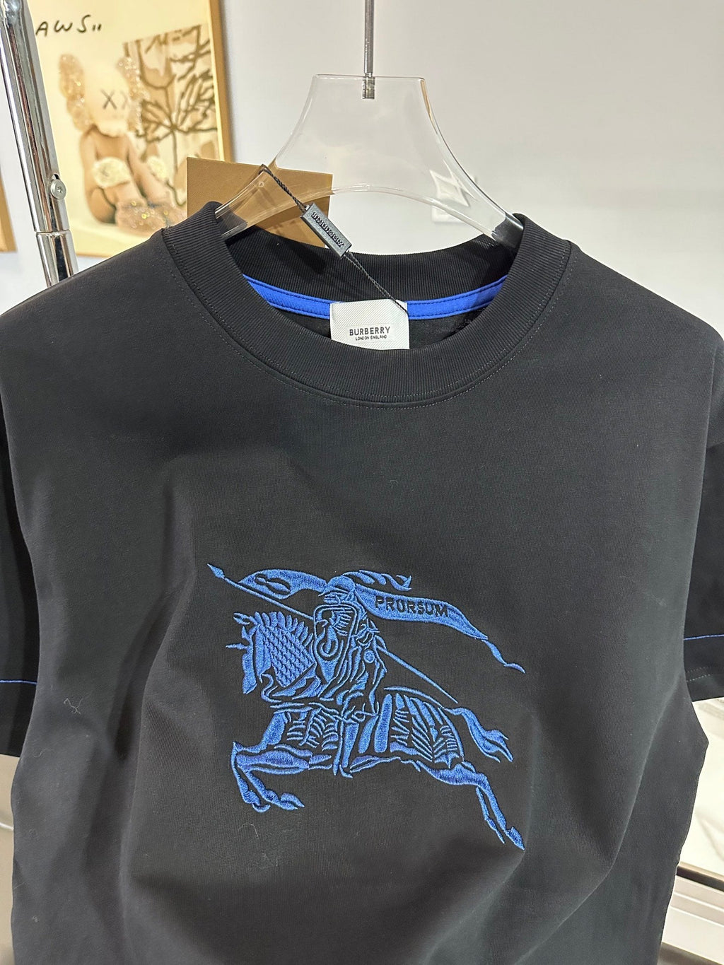 Burberry Patchwork Embroidered T-Shirt