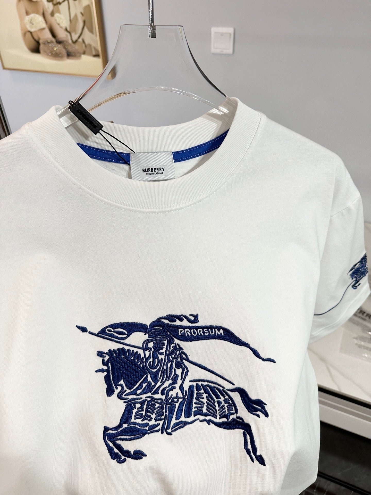 Burberry Patchwork Embroidered T-Shirt