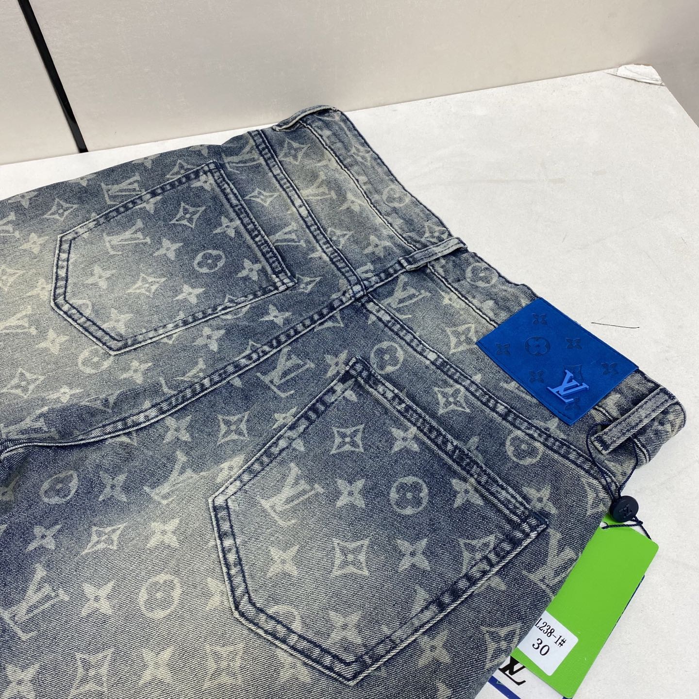 LV Washed denim Shorts