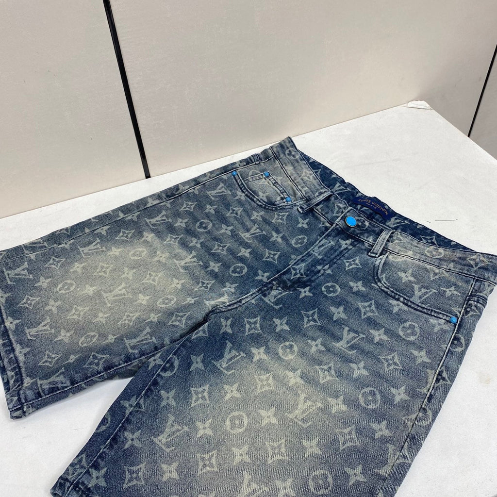 LV Washed denim Shorts