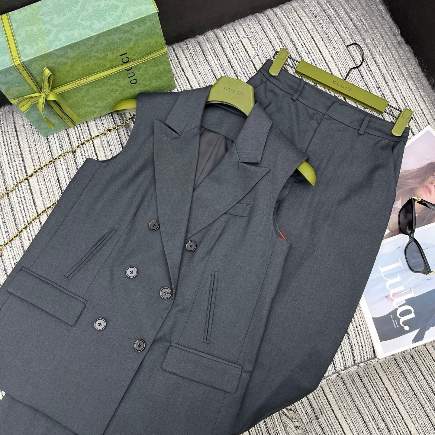 Gucci Women's Vest and Trousers Set