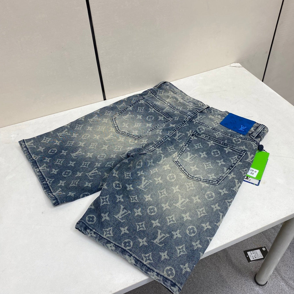 LV Washed denim Shorts