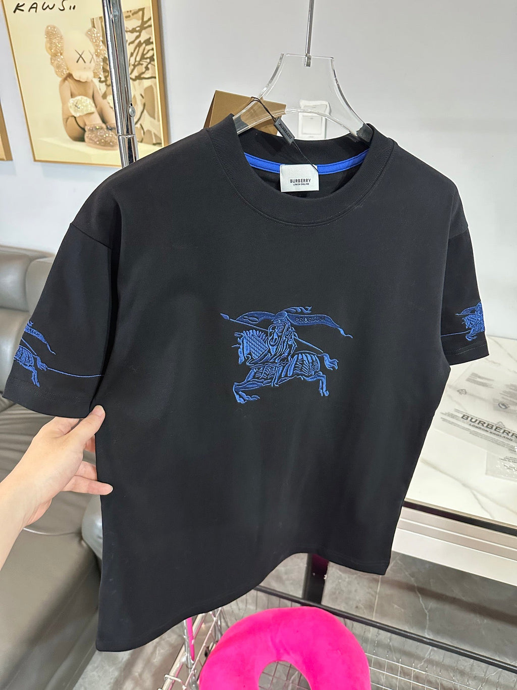 Burberry Patchwork Embroidered T-Shirt
