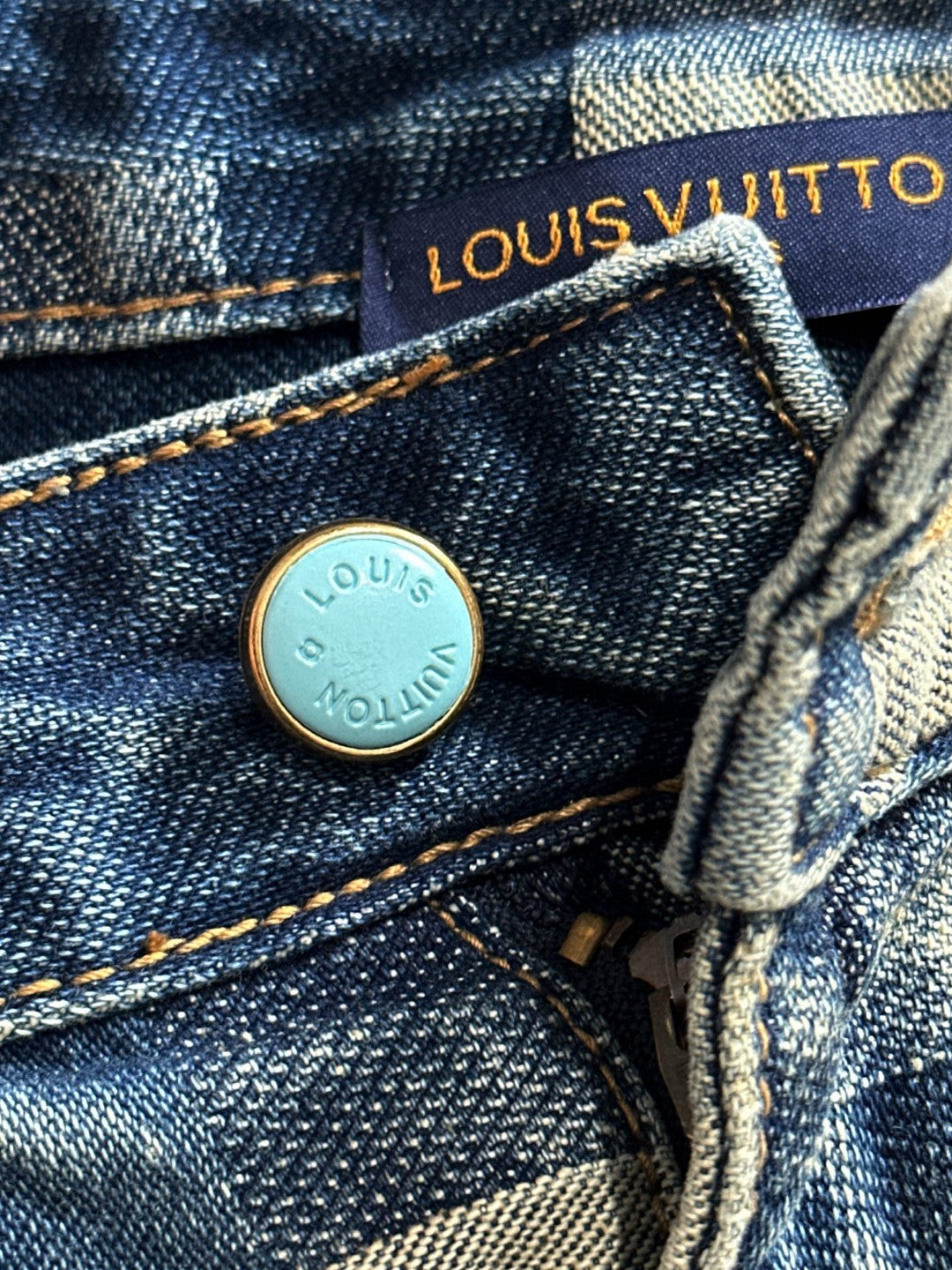 LV Denim Shorts