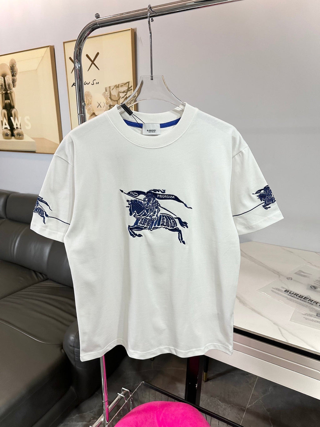 Burberry Patchwork Embroidered T-Shirt