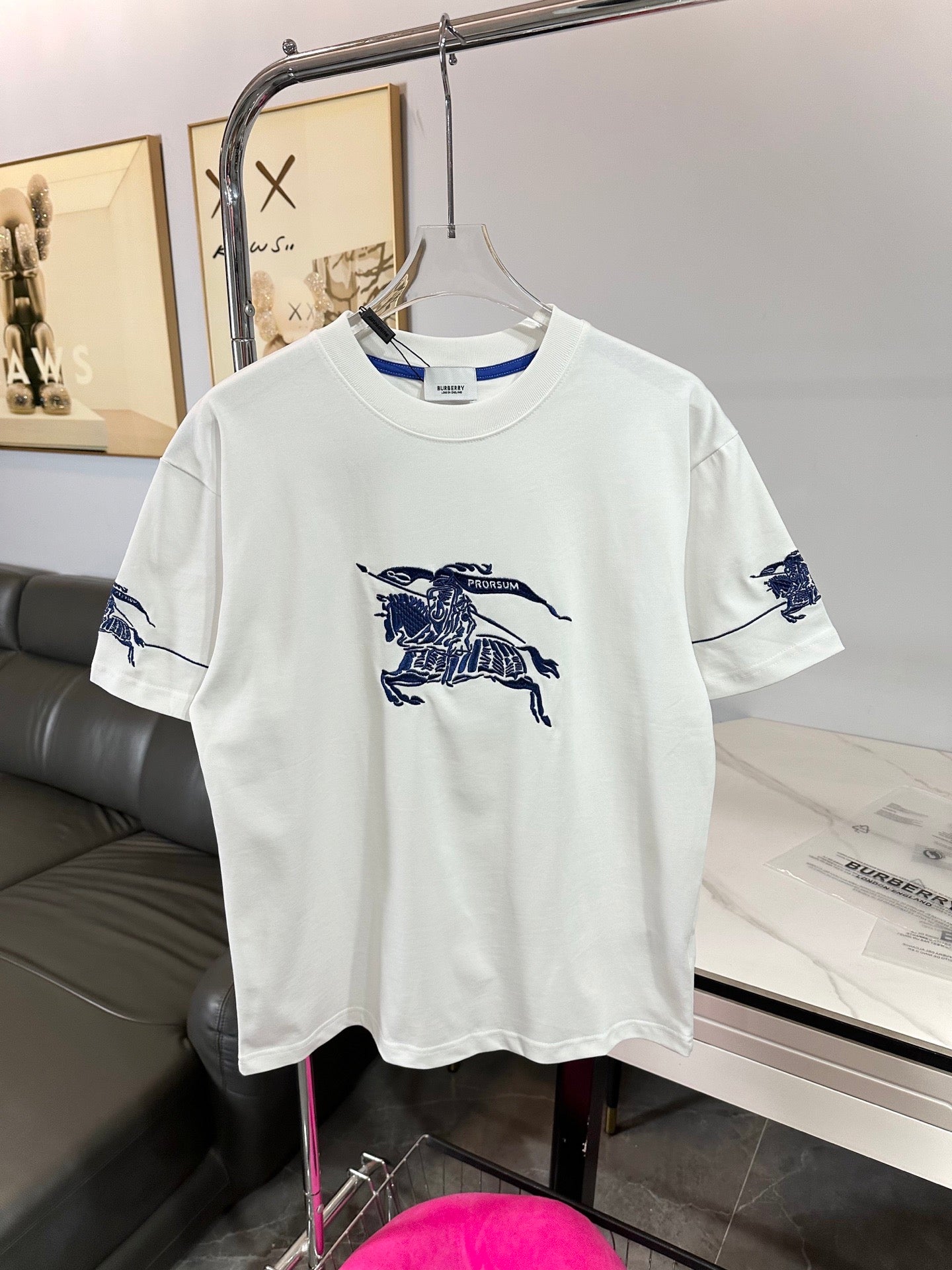 Burberry Patchwork Embroidered T-Shirt