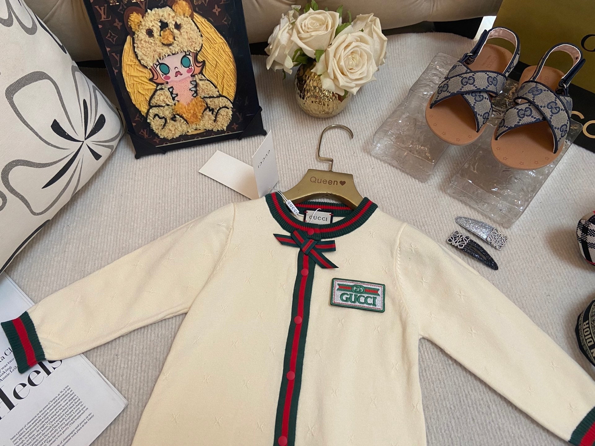 Kids Gucci knitted Romper