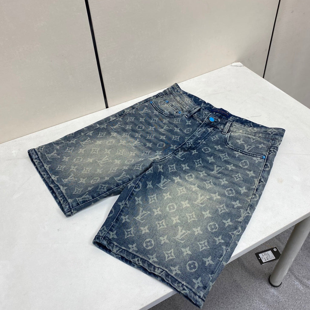 LV Washed denim Shorts