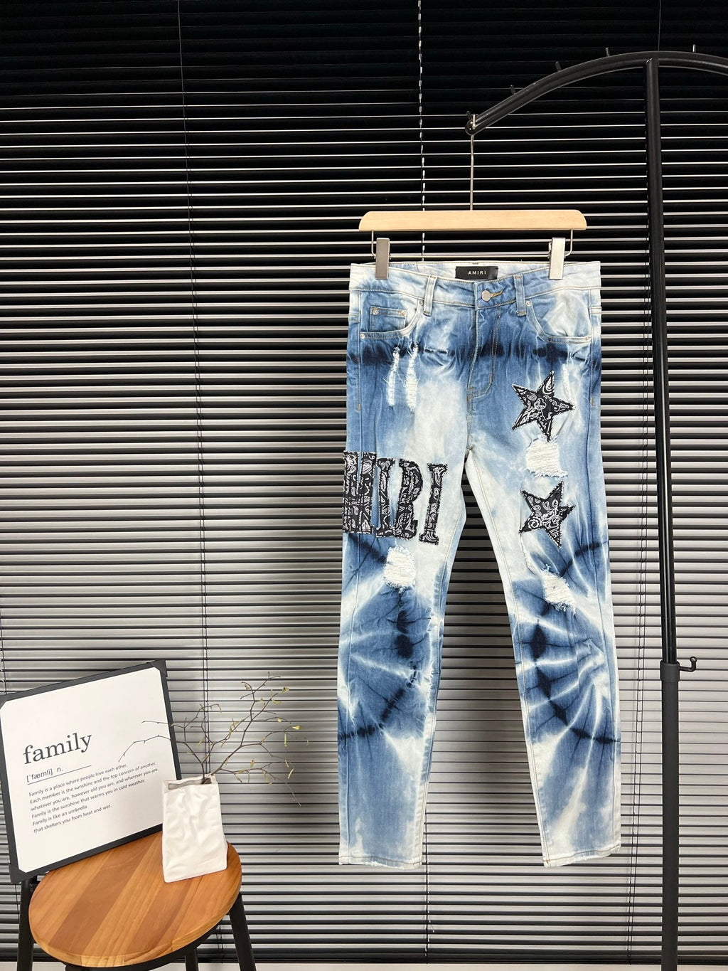 Amiri Distressed Slim Fit Jeans