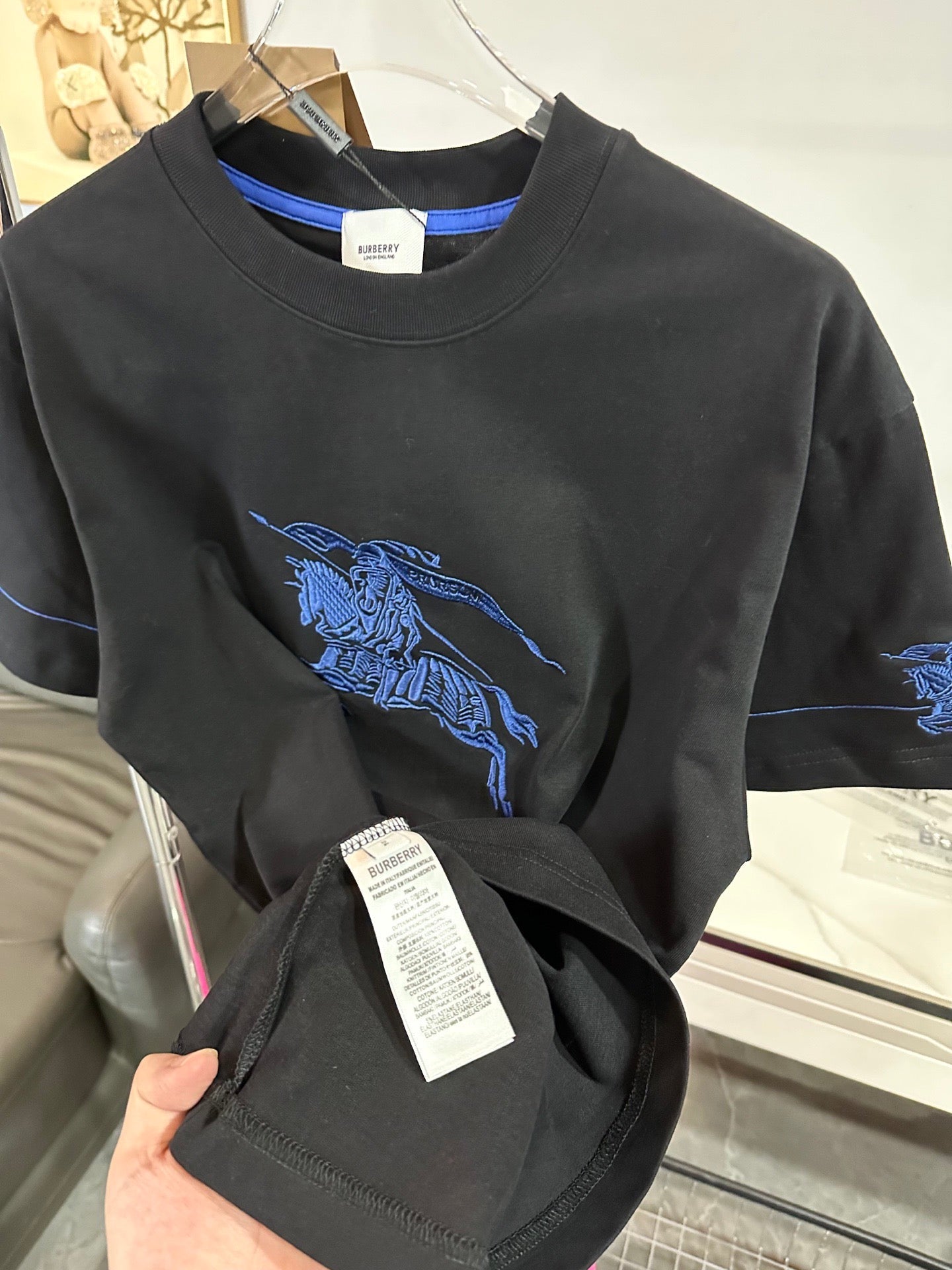 Burberry Patchwork Embroidered T-Shirt