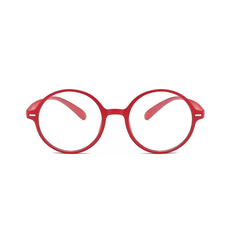 Round Frame Reading Glasses Stylish Anti Blue Light Eyeglasses Ultra Light Reading Glasses Portable Gift For Parents Unisex Stylish Eyeglasses Glasses Clear Lens Women Men Eyewear Anti Blue Light Glasses