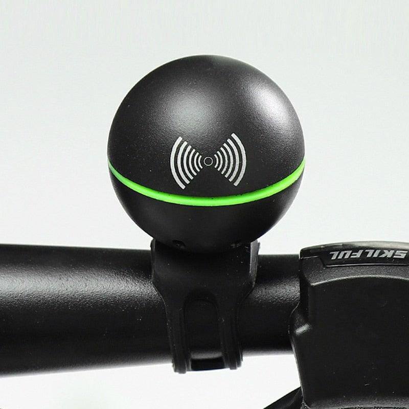 Round Modern Bicycle Bell Electric Bike Horn Loud 130db Sound Signal 3 Ringtones Little Black Ball Water Proof Accessories 3 Sound Modes Loud Horn Waterproof Bicycle Bell For Handlebar Bicycle Horn