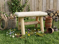Rustic Wooden Outdoor Garden Bench
