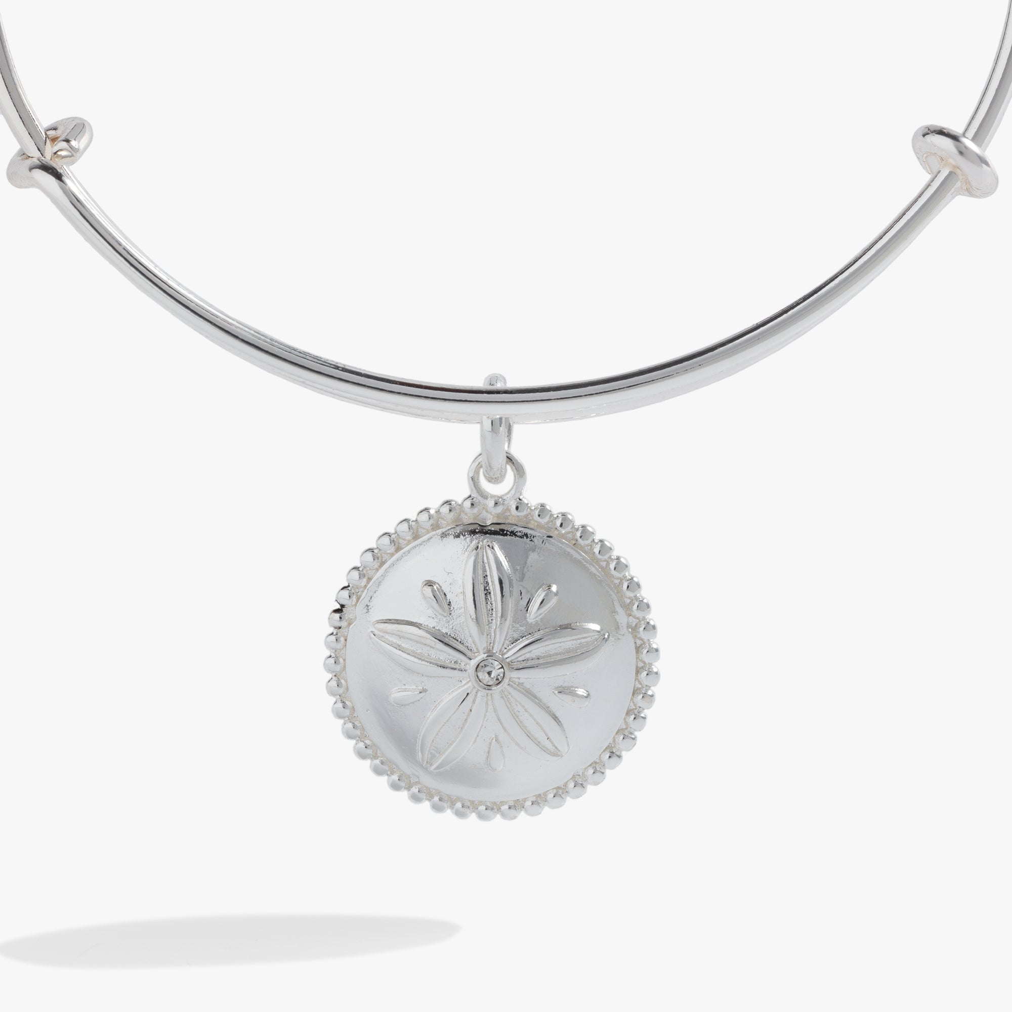 Sand Dollar Charm Bangle