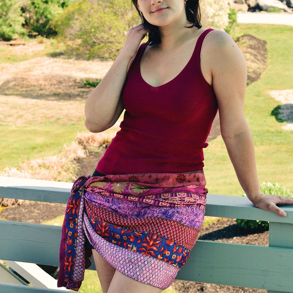 Sari Medley Sarong - Sari Medley Scarf