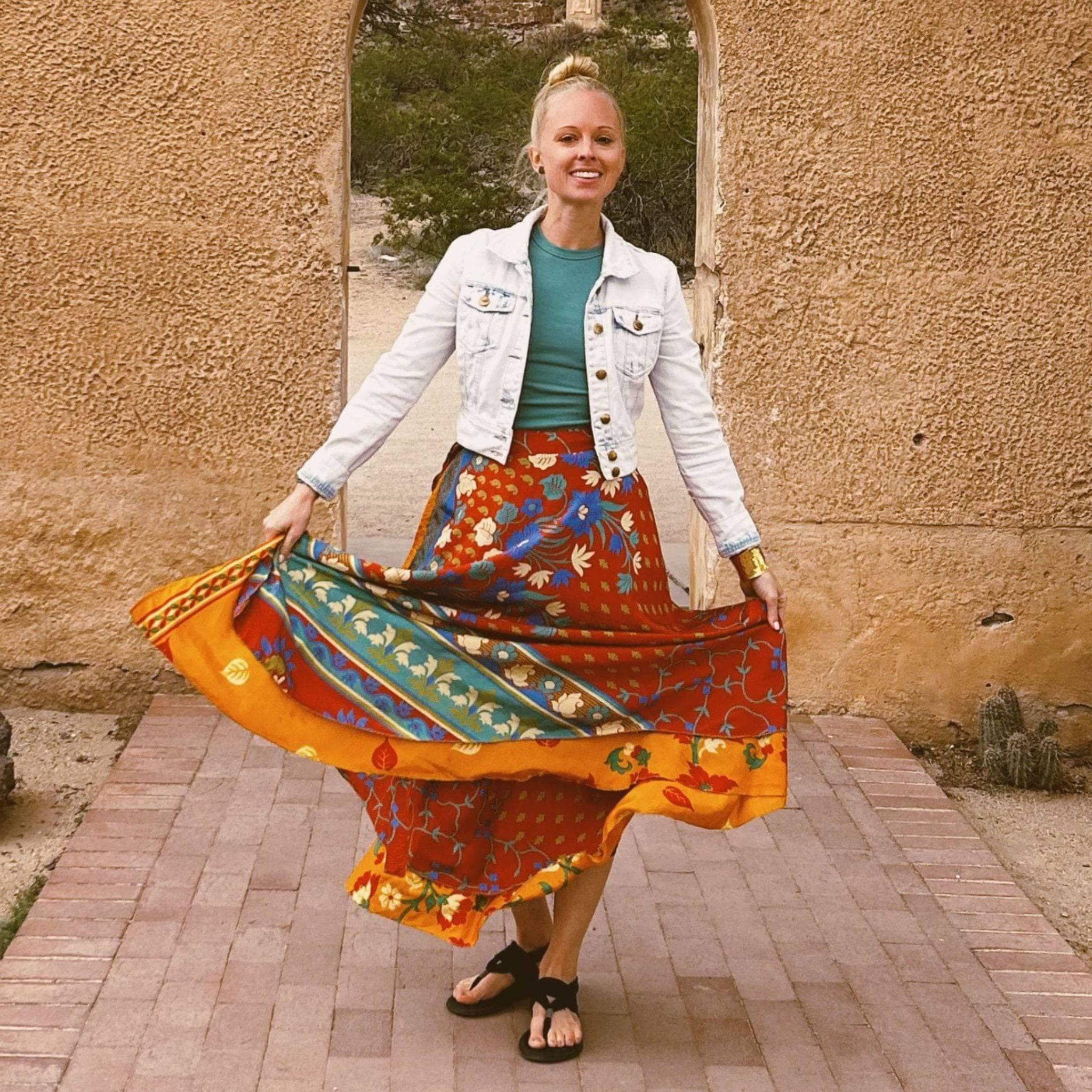 Made With Love: The Original Sari Wrap Skirt