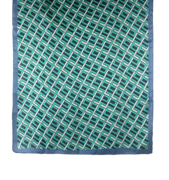 Satin Silk Printed Hijab Scarf | Printed Satin Hijab Scarf (MH217)