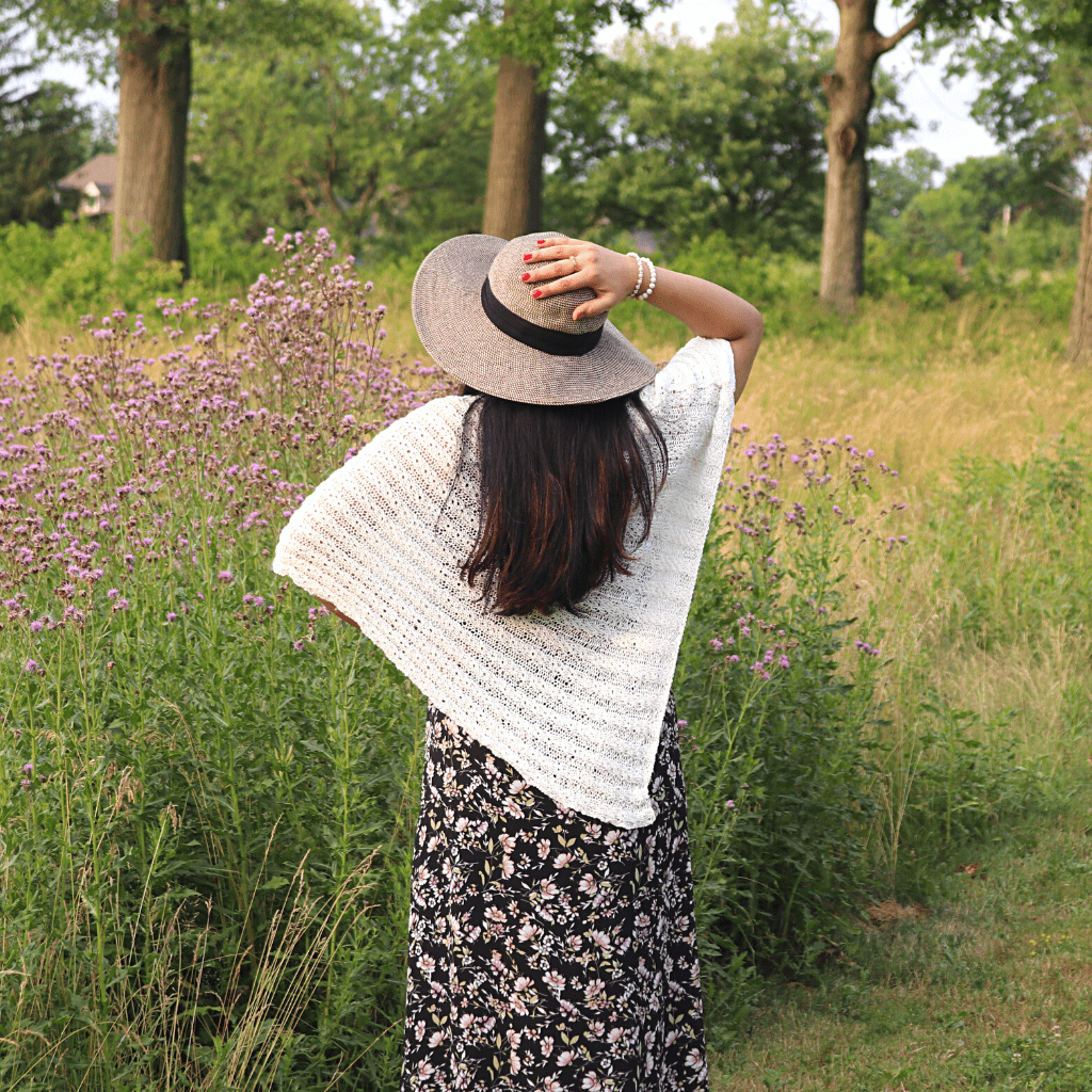 Serene Simplicity Poncho Knitting Pattern