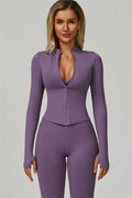 The Empower Jacket Sports Bra Leggings 3-Piece Set