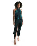 Sheer Sarong Swimsuit Cover Up Wrap / Blue Code