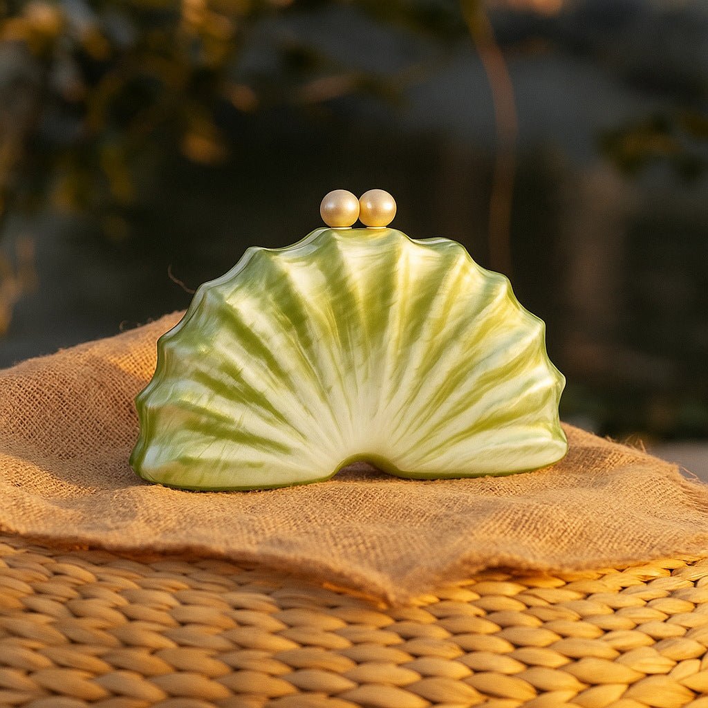 Shell Acrylic Clutch Evening Bag (MAC300)